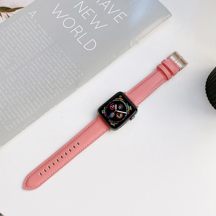 Bracelet de montre en cuir véritable pour Apple Watch Series, 7 41mm / 6&SE&5&4 40mm / 3&2&1 38mm, 7 45mm / 6&SE&5&4 44mm / 3&2&1 42mm