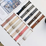 Bracelet de montre en cuir véritable pour Apple Watch Series, 7 41mm / 6&SE&5&4 40mm / 3&2&1 38mm, 7 45mm / 6&SE&5&4 44mm / 3&2&1 42mm
