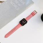 Bracelet de montre en cuir véritable pour Apple Watch Series, 7 41mm / 6&SE&5&4 40mm / 3&2&1 38mm, 7 45mm / 6&SE&5&4 44mm / 3&2&1 42mm