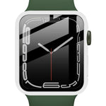 Boîtier PC imak avec film en verre trempé, pour Apple Watch Series 9 / 8 / 7 41 mm, pour Apple Watch Series 9 / 8 / 7 45 mm