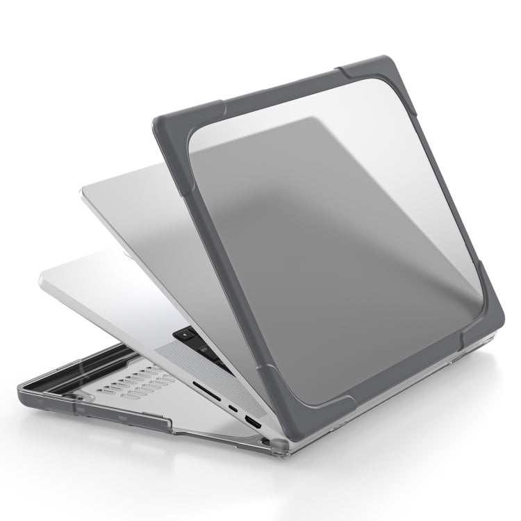 Housse de protection bicolore pour ordinateur portable en TPU + PC, pour MacBook Pro 14,2 pouces A2442 2021