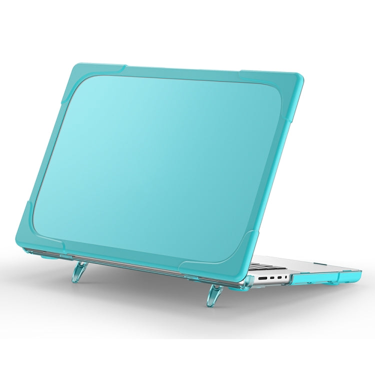 Housse de protection bicolore pour ordinateur portable en TPU + PC, pour MacBook Pro 14,2 pouces A2442 2021
