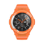 Carbon Fiber Sport Silicone Integrated Watchband, For Samsung Galaxy Watch4 Classic 42mm