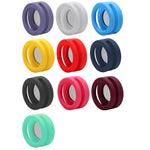 Étui en silicone antichoc et anti-rayures pour collier d'animaux de compagnie, compatible avec AirTag 2e génération / AirTag 1re génération, 35,9x35,9x19,2 mm, 34,1x34,1x18,2 mm