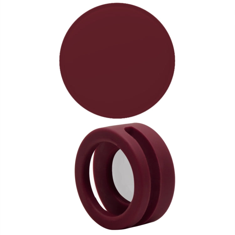 Étui en silicone antichoc et anti-rayures pour collier d'animaux de compagnie, compatible avec AirTag 2e génération / AirTag 1re génération, 35,9x35,9x19,2 mm, 34,1x34,1x18,2 mm