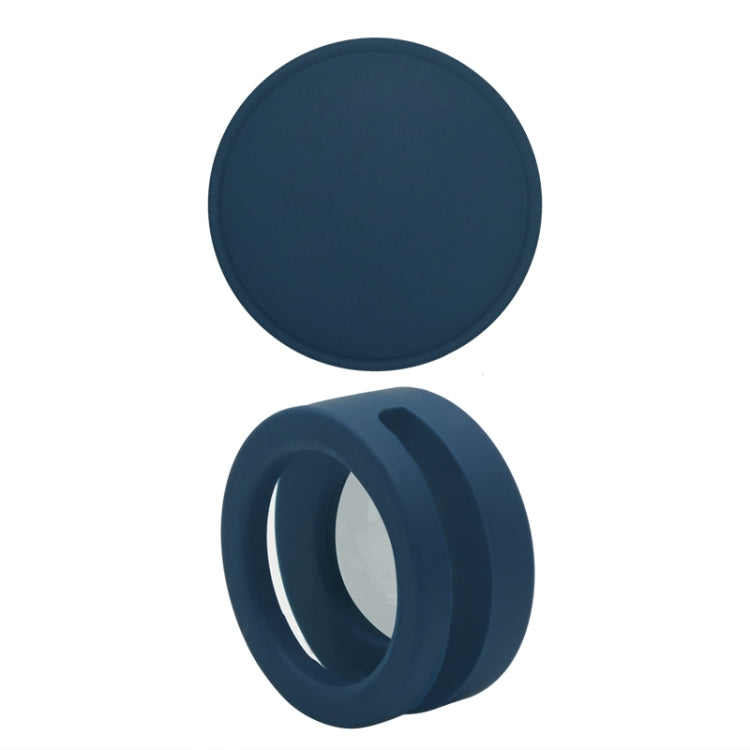 Étui en silicone antichoc et anti-rayures pour collier d'animaux de compagnie, compatible avec AirTag 2e génération / AirTag 1re génération, 35,9x35,9x19,2 mm, 34,1x34,1x18,2 mm