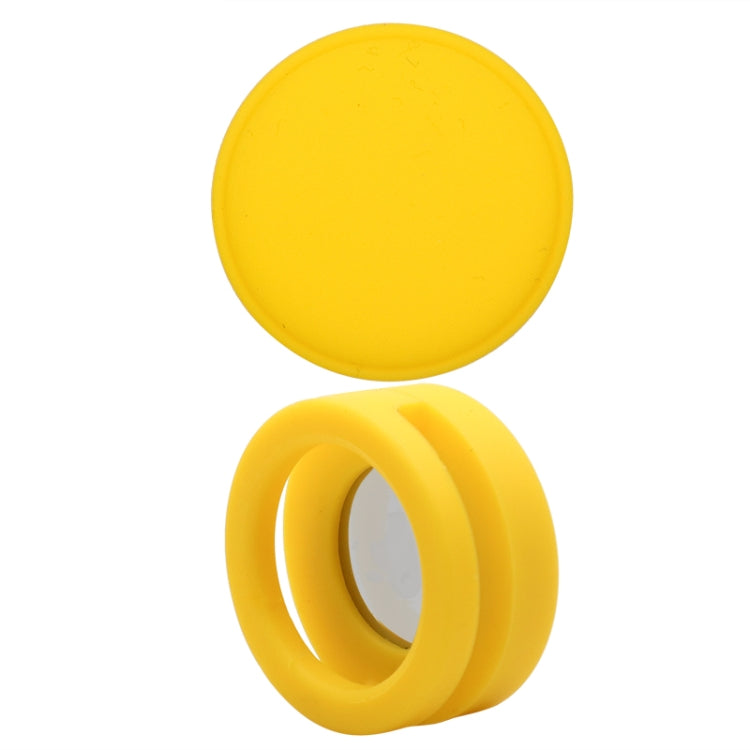 Étui en silicone antichoc et anti-rayures pour collier d'animaux de compagnie, compatible avec AirTag 2e génération / AirTag 1re génération, 35,9x35,9x19,2 mm, 34,1x34,1x18,2 mm