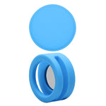 Étui en silicone antichoc et anti-rayures pour collier d'animaux de compagnie, compatible avec AirTag 2e génération / AirTag 1re génération, 35,9x35,9x19,2 mm, 34,1x34,1x18,2 mm