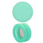 Étui en silicone antichoc et anti-rayures pour collier d'animaux de compagnie, compatible avec AirTag 2e génération / AirTag 1re génération, 35,9x35,9x19,2 mm, 34,1x34,1x18,2 mm