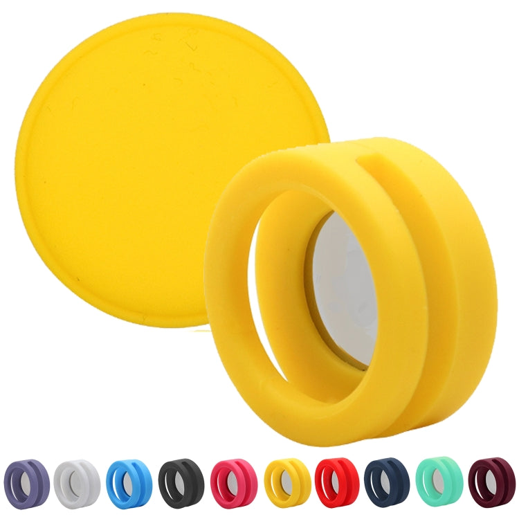 Étui en silicone antichoc et anti-rayures pour collier d'animaux de compagnie, compatible avec AirTag 2e génération / AirTag 1re génération, 35,9x35,9x19,2 mm, 34,1x34,1x18,2 mm