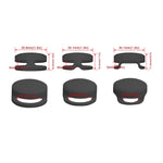Étui en silicone antichoc et anti-rayures pour collier d'animaux de compagnie, compatible avec AirTag 2e génération / AirTag 1re génération, 35,9x35,9x19,2 mm, 34,1x34,1x18,2 mm