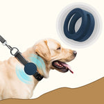 Étui en silicone antichoc et anti-rayures pour collier d'animaux de compagnie, compatible avec AirTag 2e génération / AirTag 1re génération, 35,9x35,9x19,2 mm, 34,1x34,1x18,2 mm