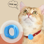Étui en silicone antichoc et anti-rayures pour collier d'animaux de compagnie, compatible avec AirTag 2e génération / AirTag 1re génération, 35,9x35,9x19,2 mm, 34,1x34,1x18,2 mm