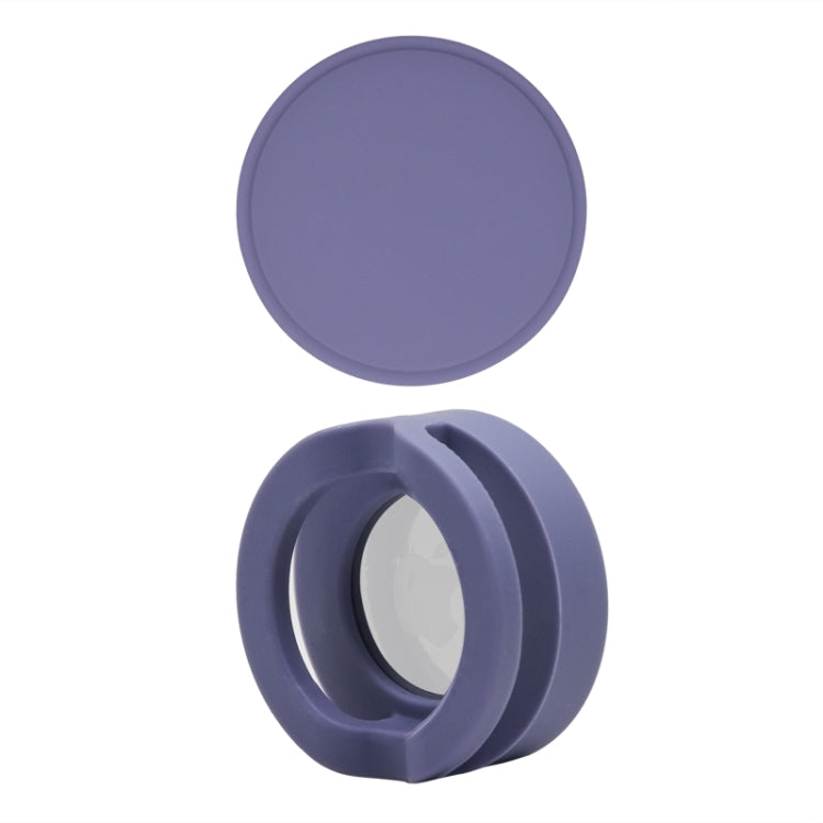Étui en silicone antichoc et anti-rayures pour collier d'animaux de compagnie, compatible avec AirTag 2e génération / AirTag 1re génération, 35,9x35,9x19,2 mm, 34,1x34,1x18,2 mm