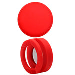 Étui en silicone antichoc et anti-rayures pour collier d'animaux de compagnie, compatible avec AirTag 2e génération / AirTag 1re génération, 35,9x35,9x19,2 mm, 34,1x34,1x18,2 mm