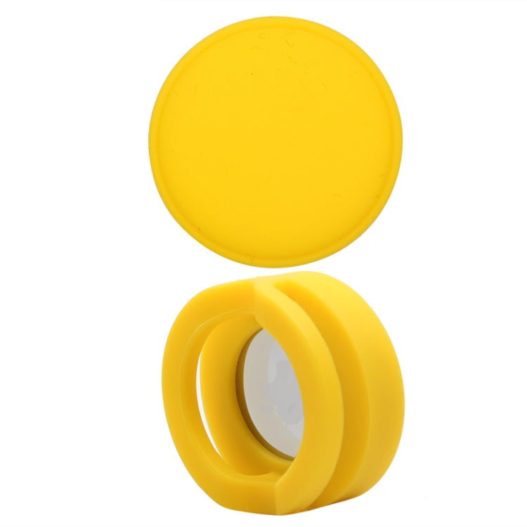 Étui en silicone antichoc et anti-rayures pour collier d'animaux de compagnie, compatible avec AirTag 2e génération / AirTag 1re génération, 35,9x35,9x19,2 mm, 34,1x34,1x18,2 mm