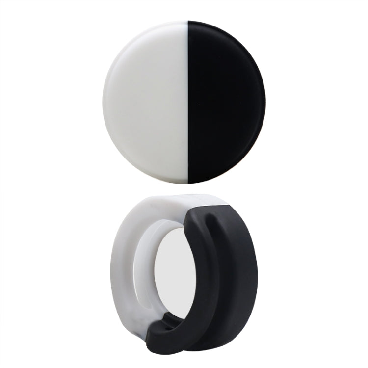 Étui en silicone anti-rayures et antichoc pour collier d'animaux compatible AirTag 2ème génération / AirTag 1ère génération, 34x34x17.3mm, 34x34x16.7mm