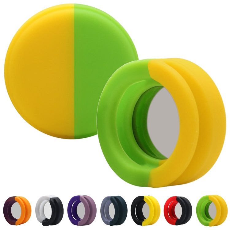Étui en silicone anti-rayures et antichoc pour collier d'animaux compatible AirTag 2ème génération / AirTag 1ère génération, 34x34x17.3mm, 34x34x16.7mm