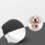 Étui en silicone anti-rayures et antichoc pour collier d'animaux compatible AirTag 2ème génération / AirTag 1ère génération, 34x34x17.3mm, 34x34x16.7mm