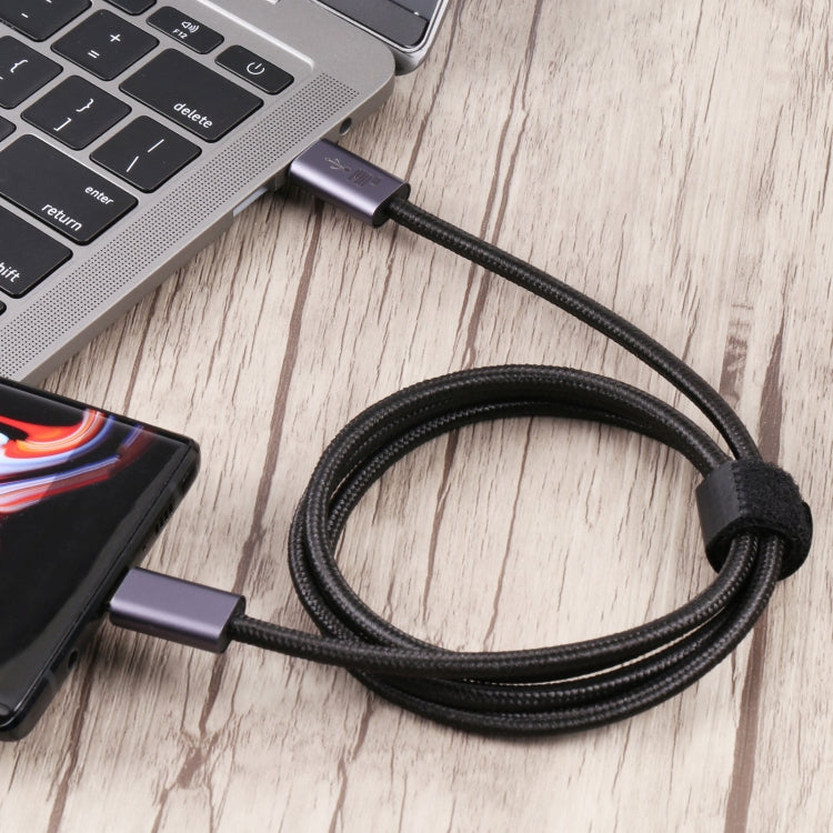 Câble de données tressé USB 2.0 140W USB-C / Type-C mâle vers USB-C / Type-C mâle, 1 m, 1,5 m, 2 m