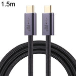 Câble de données tressé USB 2.0 140W USB-C / Type-C mâle vers USB-C / Type-C mâle, 1 m, 1,5 m, 2 m