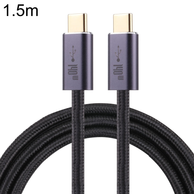 Câble de données tressé USB 2.0 140W USB-C / Type-C mâle vers USB-C / Type-C mâle, 1 m, 1,5 m, 2 m