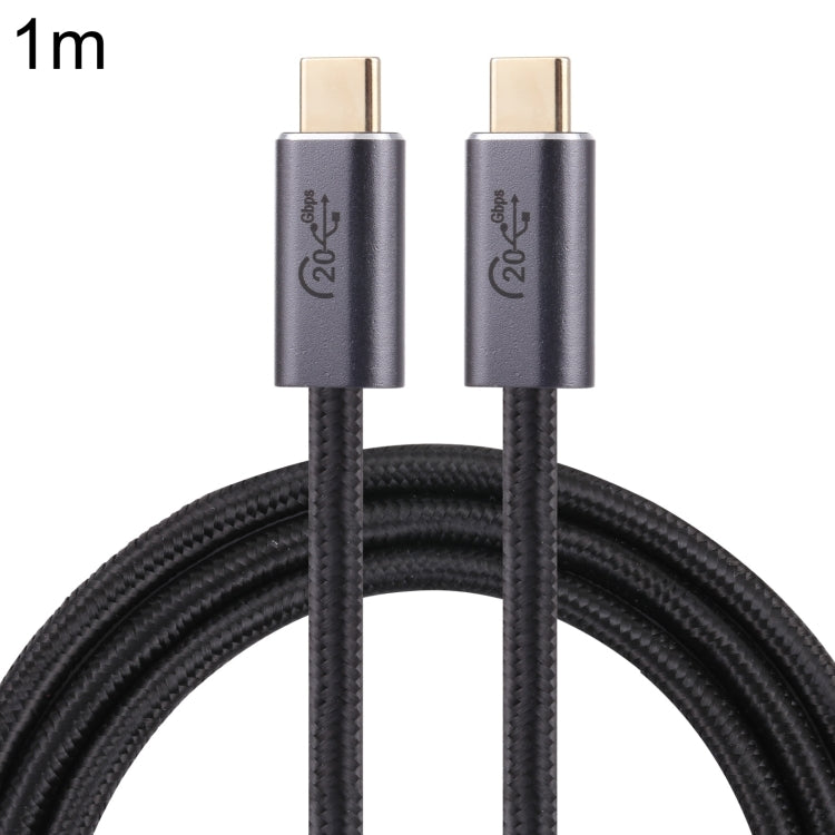 Câble de données tressé USB 3.2 20Gbps USB-C / Type-C mâle vers USB-C / Type-C mâle, 0,5 m, 1 m, 1,5 m, 2 m, 3 m