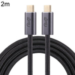 Câble de données tressé USB 3.2 20Gbps USB-C / Type-C mâle vers USB-C / Type-C mâle, 0,5 m, 1 m, 1,5 m, 2 m, 3 m