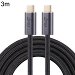 Câble de données tressé USB 3.2 20Gbps USB-C / Type-C mâle vers USB-C / Type-C mâle, 0,5 m, 1 m, 1,5 m, 2 m, 3 m