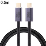 Câble de données tressé USB 4 20Gbps USB-C / Type-C mâle vers USB-C / Type-C mâle, 0,5 m, 1 m, 1,5 m, 2 m, 3 m