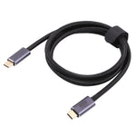 Câble de données tressé USB 4 20Gbps USB-C / Type-C mâle vers USB-C / Type-C mâle, 0,5 m, 1 m, 1,5 m, 2 m, 3 m