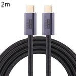 Câble de données tressé USB 4 20Gbps USB-C / Type-C mâle vers USB-C / Type-C mâle, 0,5 m, 1 m, 1,5 m, 2 m, 3 m