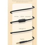 awei GM-6 3.5mm Stereo Wired Headset, GM-6(Black)