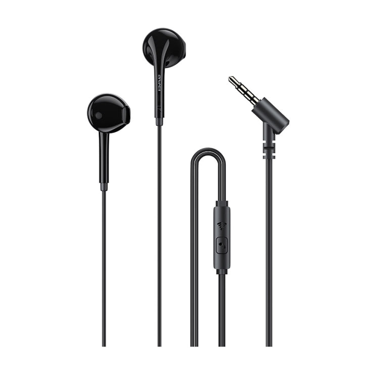 Écouteurs filaires intra-auriculaires stéréo awei PC-7 Mini, PC-7(Noir), PC-7(Blanc)
