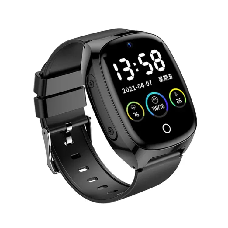 Montre intelligente D300 avec écran IPS de 1,54 pouce, prise en charge du suivi et du positionnement et des appels vidéo, avec température corporelle