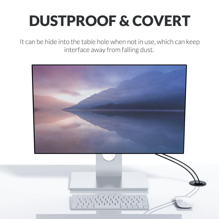 Hub de bureau multifonction ORICO DESK-4U-BK 4 ports USB3.0