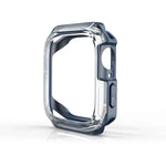 Transparent Two-color Armor Case, For Apple Watch Series 9 / 8 / 7 45mm, For Apple Watch Series 9 / 8 / 7 41mm, For Apple Watch Series 6 & SE & 5 & 4 44mm, For Apple Watch Series 6 & SE & 5 & 4 40mm