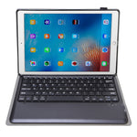 Étui en Cuir avec Clavier Bluetooth Détachable et Support en TPU A129, pour iPad Pro 12,9 pouces 2015 / 2017, AM17