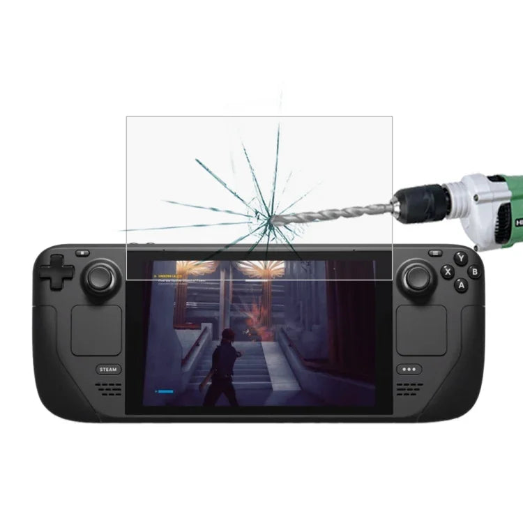 Film de protection en verre trempé 0,26 mm 9H 2,5D pour console de jeux (1 pièce)