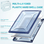 Étui de protection pour ordinateur portable en nid d'abeille PC + TPU, pour MacBook Pro 13,3 pouces A2338 / A2289 / A2251 (2020), pour MacBook Pro 16 pouces A2141