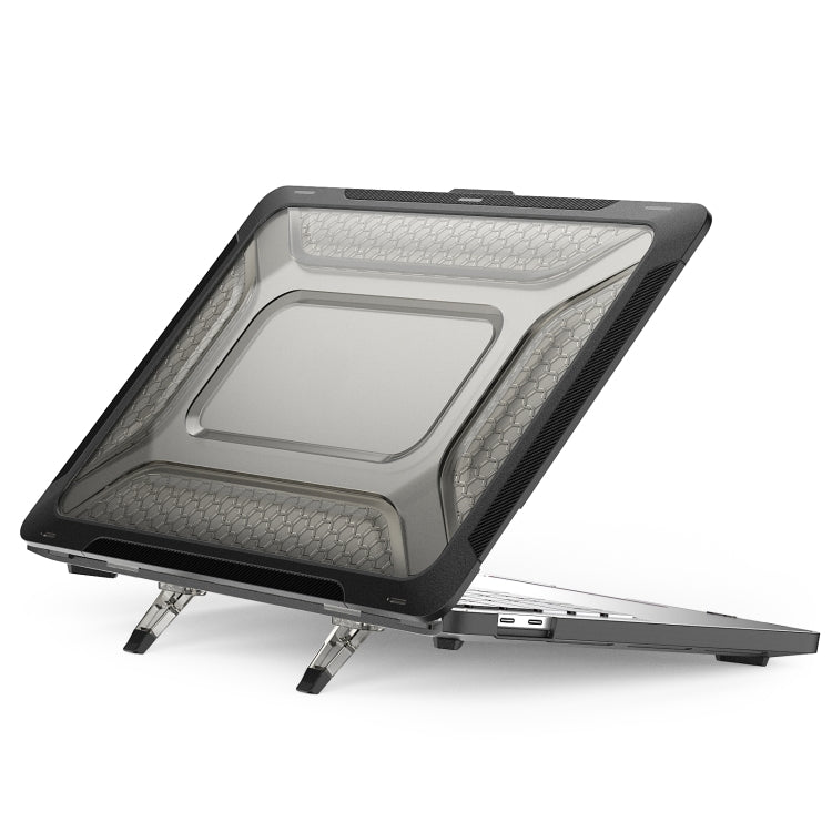 Étui de protection pour ordinateur portable en nid d'abeille PC + TPU, pour MacBook Pro 13,3 pouces A2338 / A2289 / A2251 (2020), pour MacBook Pro 16 pouces A2141