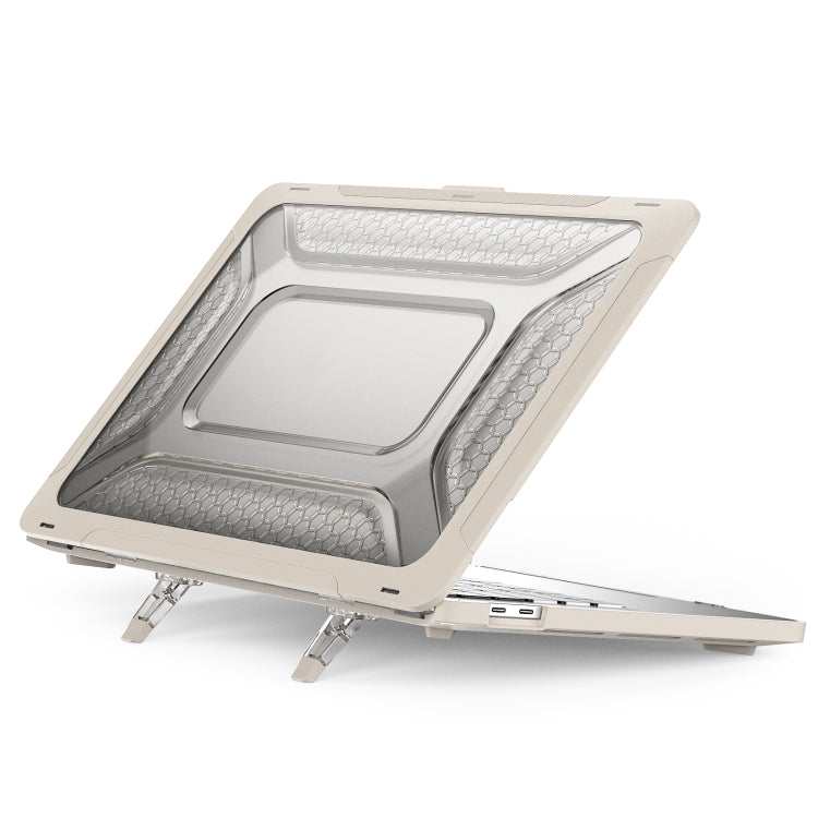 Étui de protection pour ordinateur portable en nid d'abeille PC + TPU, pour MacBook Pro 13,3 pouces A2338 / A2289 / A2251 (2020), pour MacBook Pro 16 pouces A2141