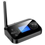 Adaptateur audio Bluetooth 5.0 fibre optique 3 en 1 C41 Récepteur émetteur avec écran LCD, C41