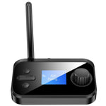 Adaptateur audio Bluetooth 5.0 fibre optique 3 en 1 C41 Récepteur émetteur avec écran LCD, C41