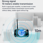 Adaptateur audio Bluetooth 5.0 fibre optique 3 en 1 C41 Récepteur émetteur avec écran LCD, C41