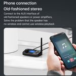Adaptateur audio Bluetooth 5.0 fibre optique 3 en 1 C41 Récepteur émetteur avec écran LCD, C41