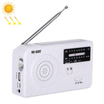 Radio AM/FM solaire bi-bande RD-638T avec lampe torche et fonction dynamo