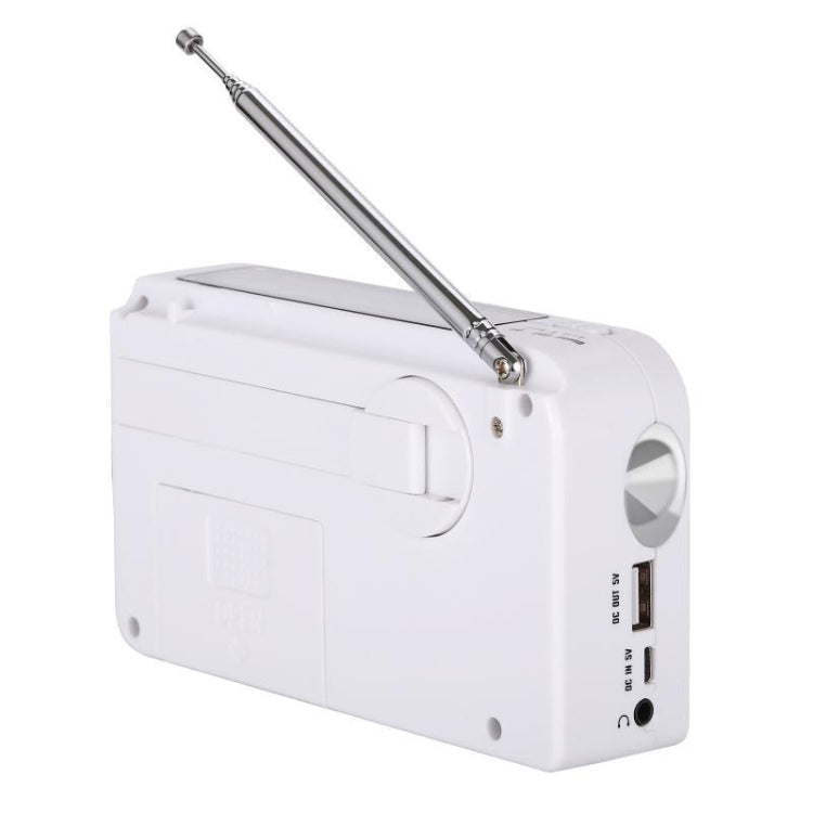 Radio AM/FM solaire bi-bande RD-638T avec lampe torche et fonction dynamo
