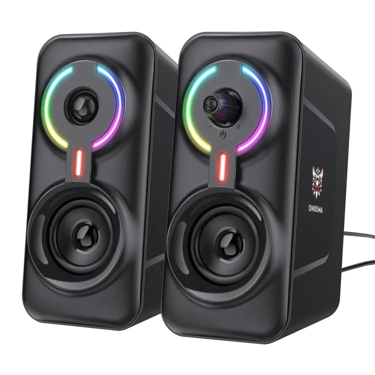 ONIKUMA L6 Audio Ordinateur avec Éclairage RGB et Fonction Bluetooth, L6