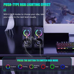 ONIKUMA L6 Audio Ordinateur avec Éclairage RGB et Fonction Bluetooth, L6